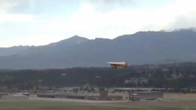 Out of control tow planes during microburst event at KAFF - 23 April 2014