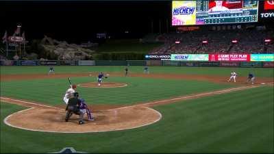 [Highlight] [Highlight] Big boy Alek Manoah makes a crazy athletic play on a broken bat grounder to add to his impressive night so far and get the 1st out in the 6th