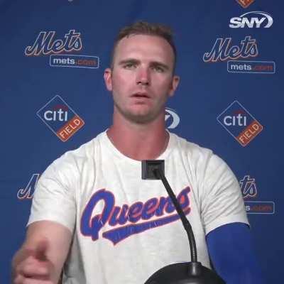 [Highlight] Pete Alonso interview after walkoff HR: 