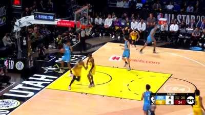 [Highlight] Scottie Barnes shows off the wingspan with the one handed dunk