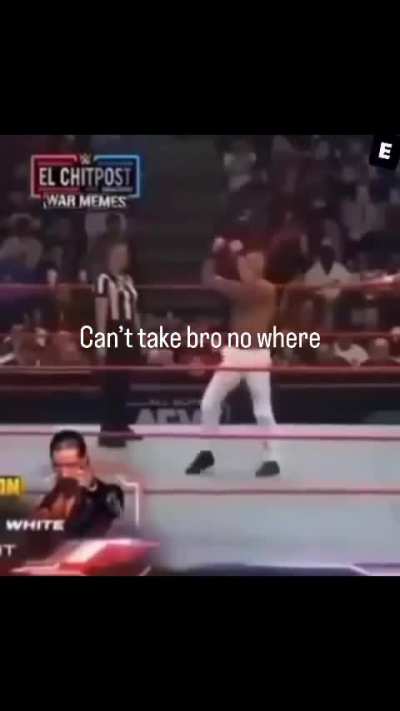Can't take bro anywhere bruh😭