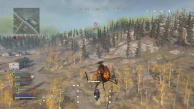 Used an RPG to destroy a squad in a helicopter while also in a helicopter lmao