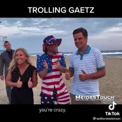 Matt Gaetz gets trolled about his allegations of pedophilia