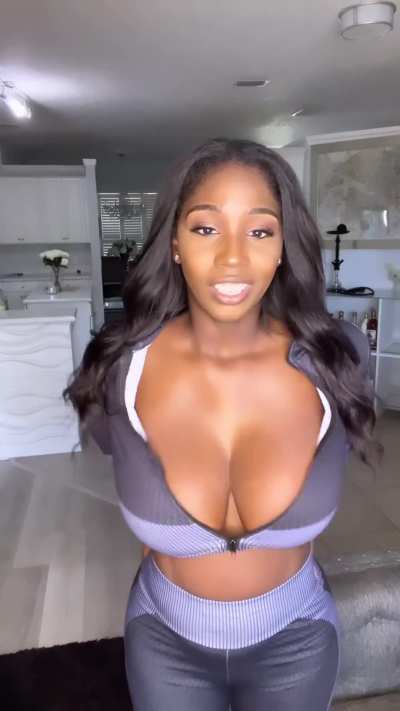 Well atleast she tried to cover it up