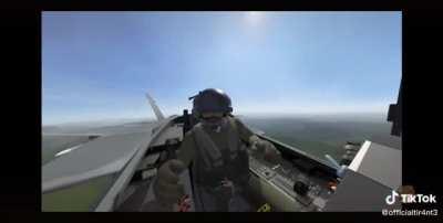 José jogando o jogo do avião