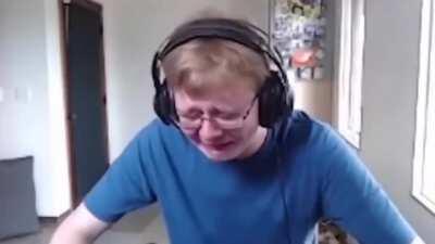 Carson accidentally turned on the Guts Theme and he can't go back