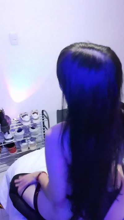 My new black underwear makes me feel so sexy