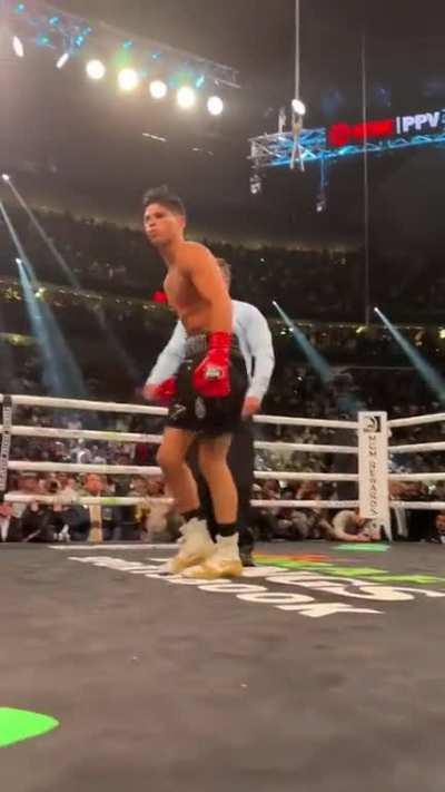 Gervonta Davis drops Ryan Garcia with a picture perfect left hook