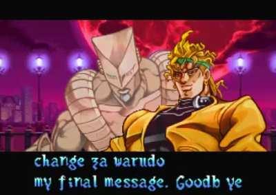 dio's final message