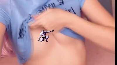 Belle Dolphine has attracted not only Jotaro.