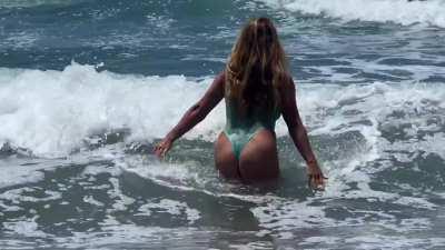 I'm loving my new kinky little swimsuit! [gif]