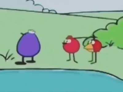 When red Angry Bird is sus! 😳