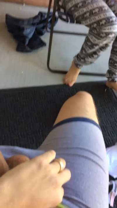 When you realize the neighbor caught you sucking your friend's dick