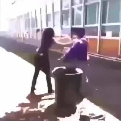 Fire Elmo says keep your hands to yourself, if you can dish violence you can take violence