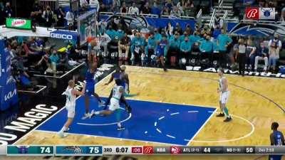 [Highlight] Miles Bridges boxes out Mason Plumlee, giving Wendell Carter a free rebound and assist for a cutting Gary Harris