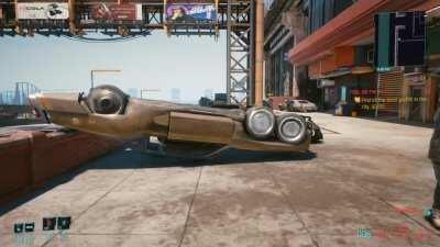 I found a portal to the floating realm and infinate supply of upside down vehicles