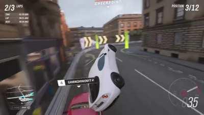 I just started playing FH4. Not sure if this is impressive or not.