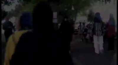 In the Islamic Republic of Iran, girls & boys are segregated from the age of 7. It’s forbidden for men & women to hug each other, to shake hands and to attend mix parties. This couple are breaking the law just by hugging.