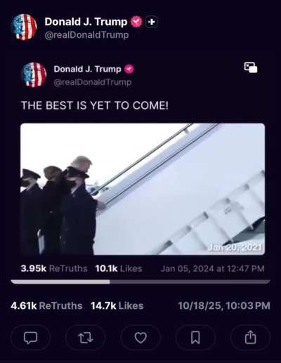 10/18/25 - A repost from January 2024, “The best is yet to come”