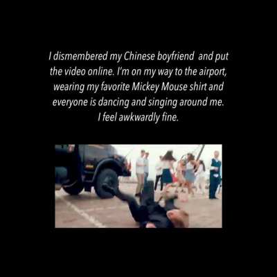 I love it when my life becomes a musical.