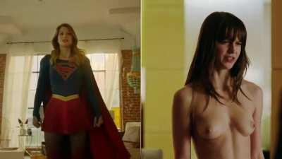 Melissa Benoist (Superhero vs Undressed)
