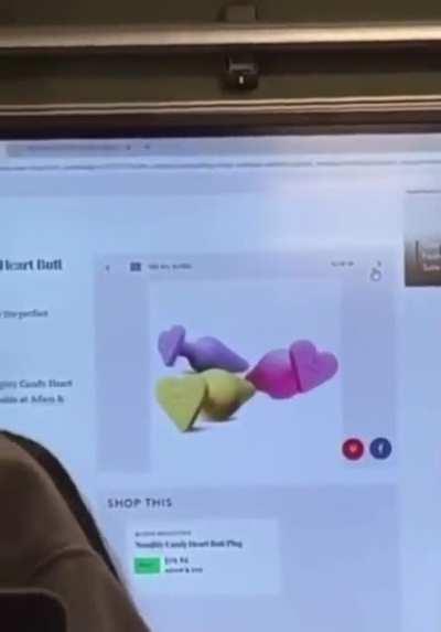 Teacher searches sex toys during class forgets to turn off smartboard