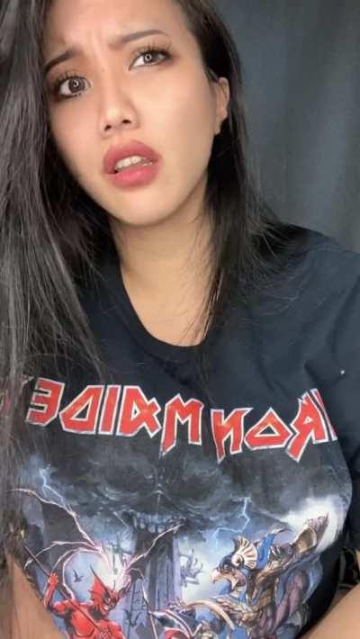 what did you say...you want to see my tits? ok