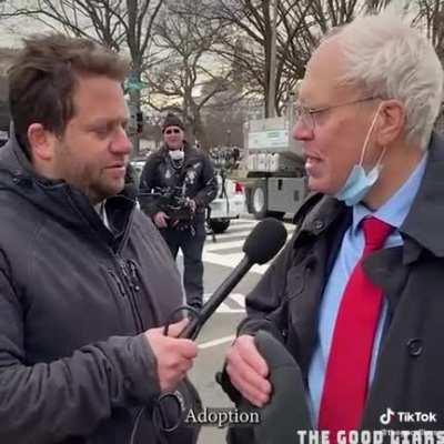 to find someone who adopted