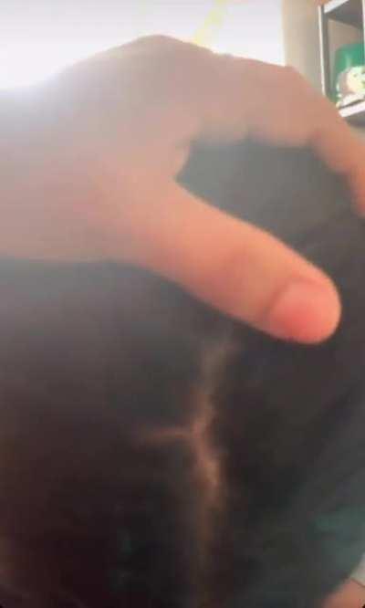 Her most sluttiest moment. Sucking dick for free in front of 4K people.