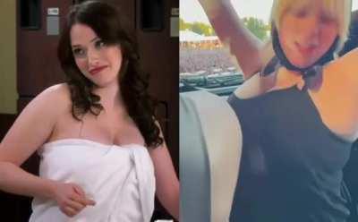 Pale and Big Tits, who would you pick: Kat Dennings vs Billie Eilish