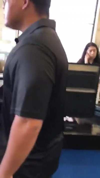 Man blows up on a 70 year old man at a Gym in Los Angeles