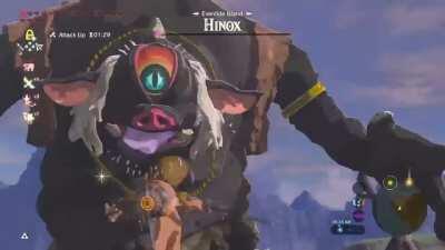 My buddy sent me this clip today. There's no need to kill the Hinox on Eventide, apparently.