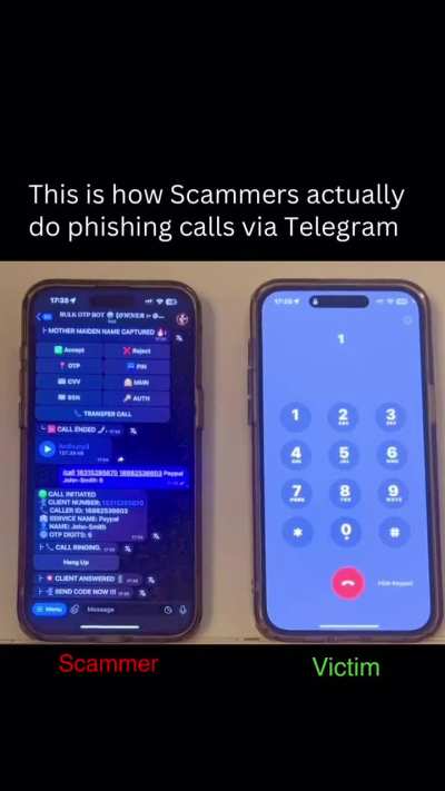How Scammers Use Telegram for Phishing Calls: A Breakdown