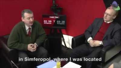 On March 16, 2014 a sham referendum was held in Crimea. Igor Girkin, a russian security services officer ordered the storming of the regional parliament and forced deputies to vote under gunpoint