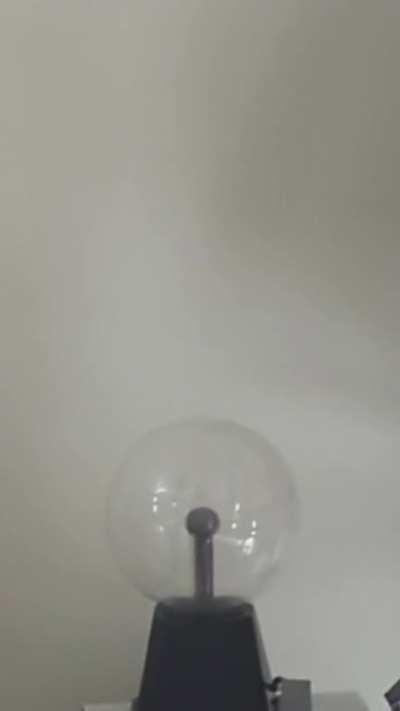 My plasma lamp, while turned off, will turn on when I hit a certain key on my piano keyboard