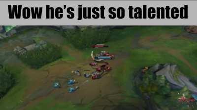Wow he's just so talented
