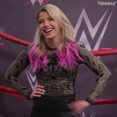 Alexa Bliss if she ever meet someone from this sub