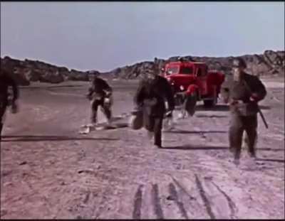 Chinese nuclear test (1964) forced troops to charge into detonation zone