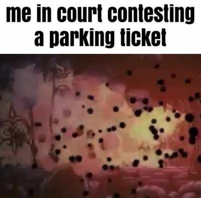 I may or may not have eaten the officer who gave the ticket