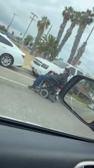 Doesn't even use his blinker