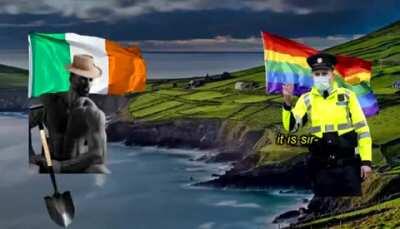 Irish farmer vs gardai