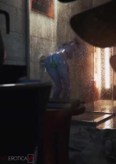 Widowmaker in the shower (VG Erotica) [Overwatch]