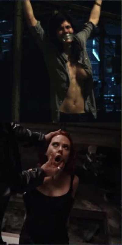 Bondage Babes: Alexandra Daddario vs Scarlett Johansson