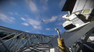 Just out there welding and suddenly...