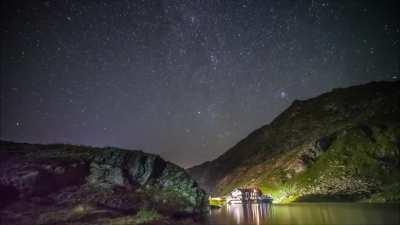 Lacul Bâlea, Sibiu, Romania.