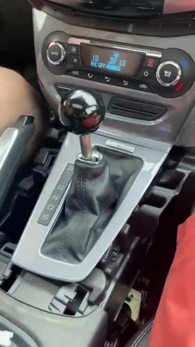 Did a manual swap on a client's DCT Focus, and he wanted to keep the automatic trims to weird out passengers! I'm working on modding the auto shift knob right now.