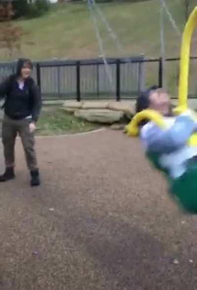 WCGW abusing a handicap swing