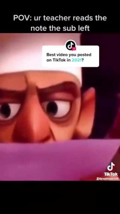 The old mean sub teacher 👨‍🏫 🍎