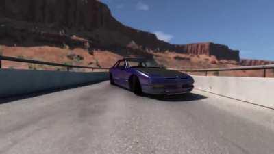 After many attempts, I cleared the bridge.