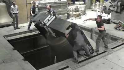 Ringing a 35,000lb (15,684kg) bell